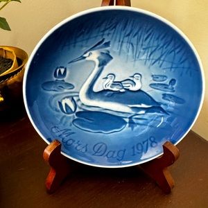 1978 Mothers Day Copenhagen Porcelain Plate